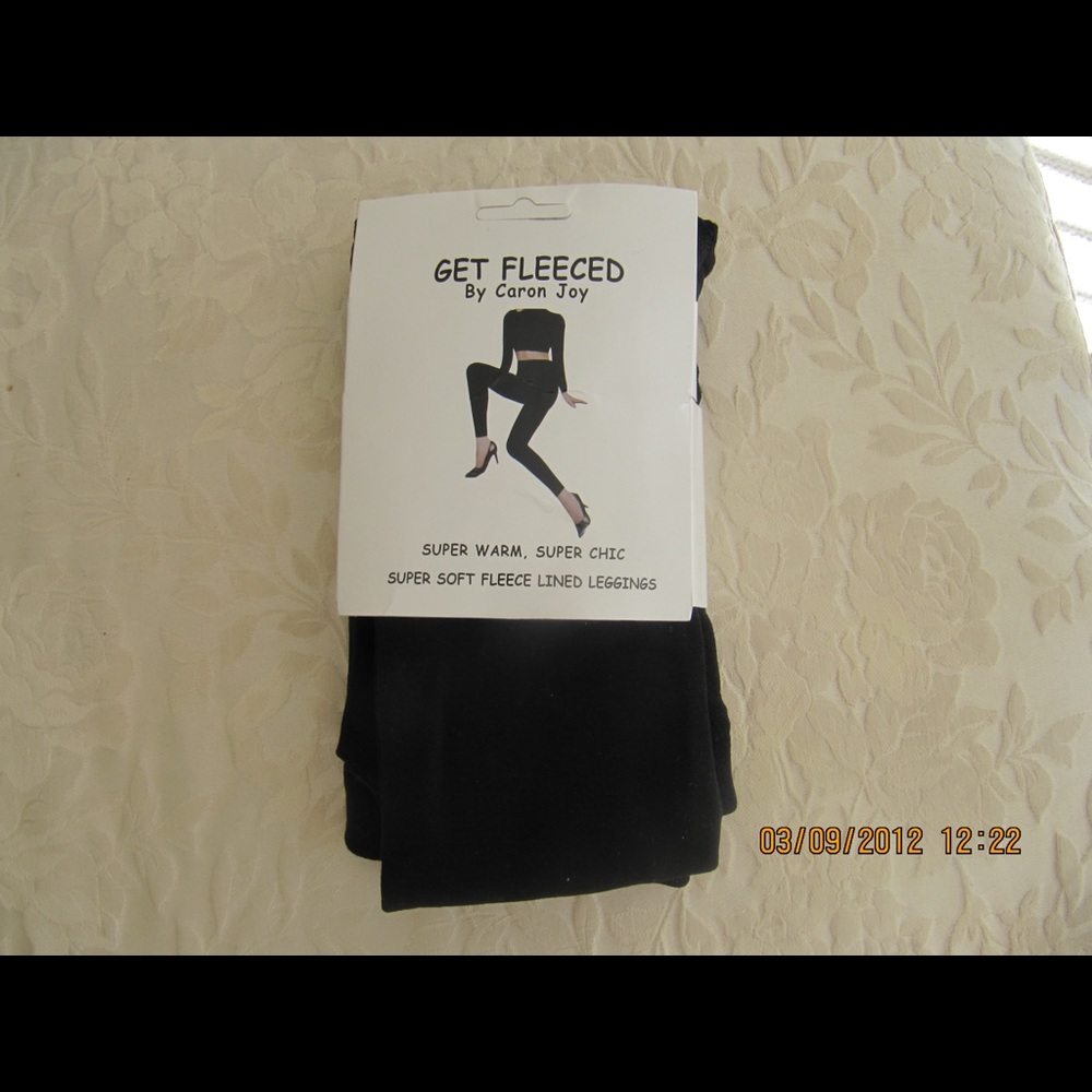 Fleece lined leggings xl new